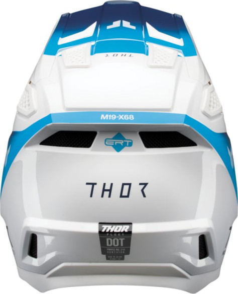 Casca Moto MX Enduro Fleet Storm White Navy 25