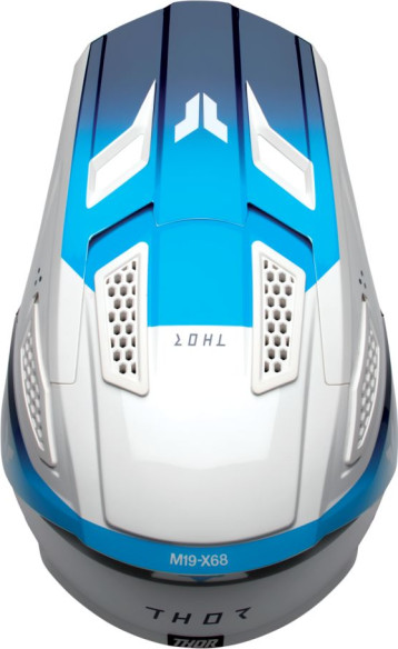 Casca Moto MX Enduro Fleet Storm White Navy 25