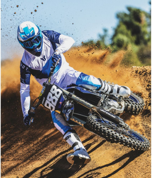 Casca Moto MX Enduro Fleet Storm White Navy 25