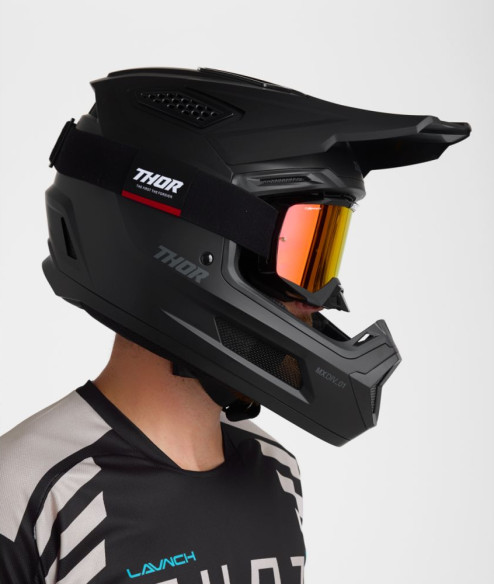 Casca Moto MX Enduro Fleet Blackout Matte Black 25