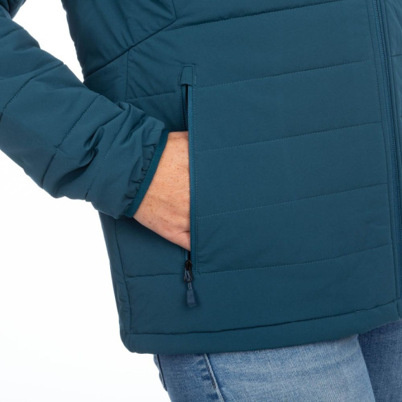 Geaca Dama Waverly Stretch Insulated Hooded Reflecting Pond 25