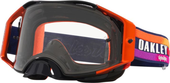 Ochelari Moto MX Enduro Airbrake Troy Lee Deisgn Clear Navy Sunrise 25
