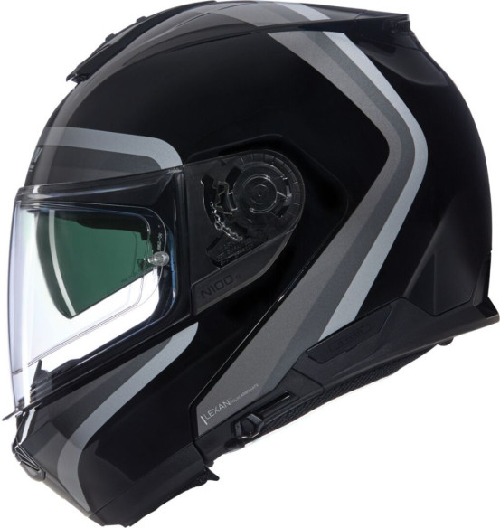 Casca Moto Flip-Up N100-6 Assoluto Black Silver 25