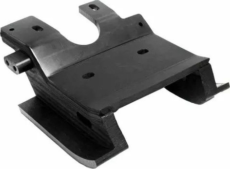 Rear Skid Plate Black