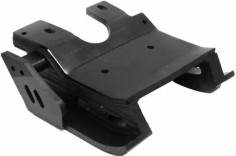 Rear Skid Plate Black