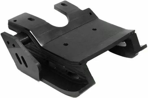 Rear Skid Plate Black