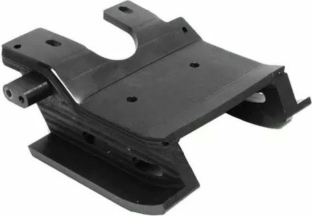 Rear Skid Plate Black