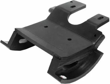 Rear Skid Plate Black
