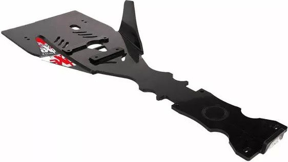 Central Skid Plate Black, Red