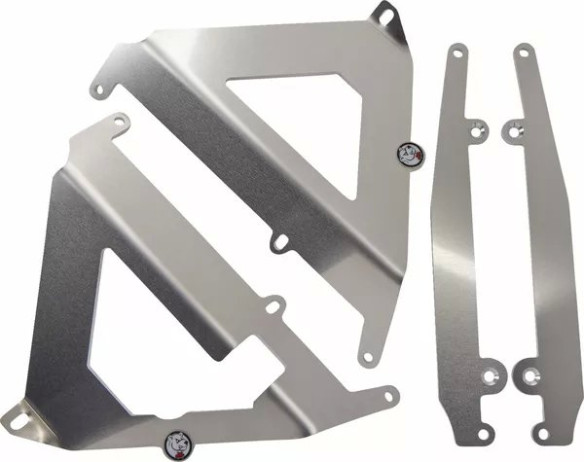 Radiator Braces Aluminum, Silver