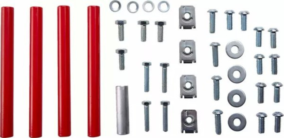 Xtrem Radiator Guards Black, Red, Silver