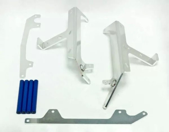 Radiator Braces Silver