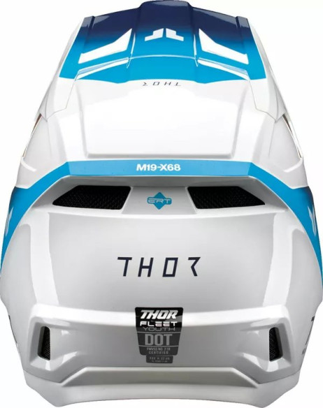 Youth Fleet Storm Helmet White, Blue