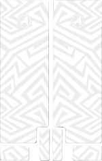 Fork Decal White, Opaque