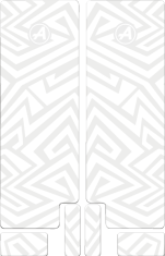 Fork Decal White, Gloss