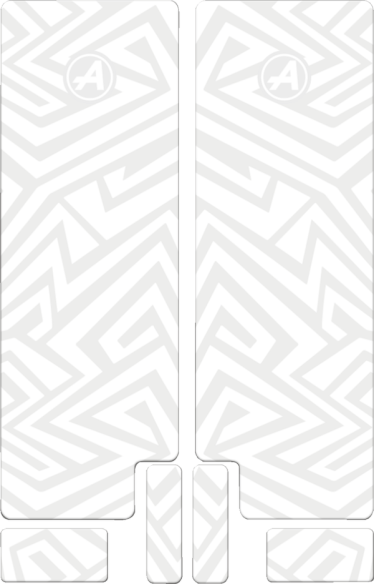 Fork Decal White, Gloss