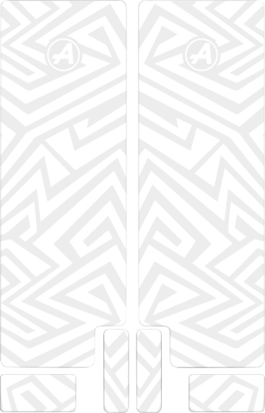 Fork Decal White, Gloss