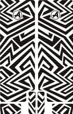 Fork Decal Black