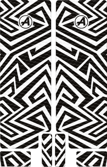 Fork Decal Black