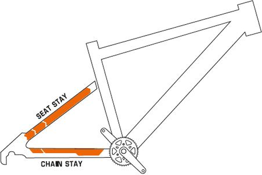Chain Protector Decal Clear