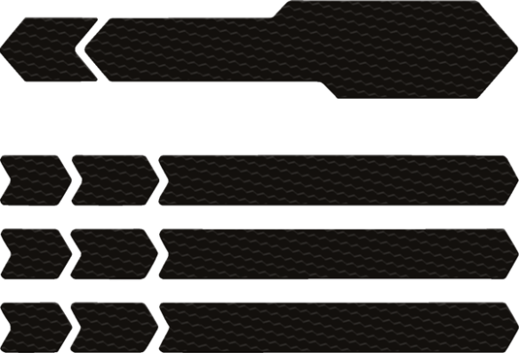 Chain Protector Decal Black