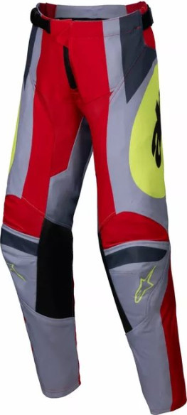 Youth Racer Melt Pants Gray, Red