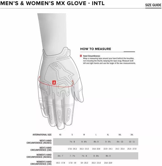 Radar Mx Gloves Black, Blue