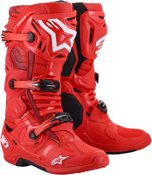 Tech 10 Boots Red