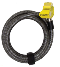 Spiral Lock Black, Yellow