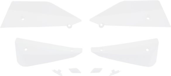 Mtb Deflector & Plug Set White