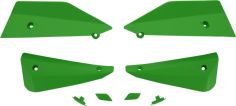 Mtb Deflector & Plug Set Green