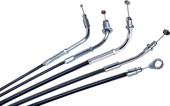 Black Vinyl Clutch Cable Black