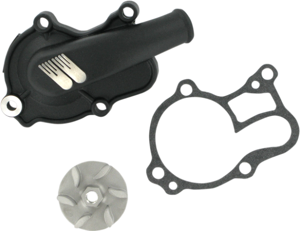 Supercooler Water Pump Cover And Impeller Kit Black