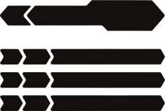 Chain Protector Decal Black