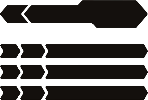 Chain Protector Decal Black