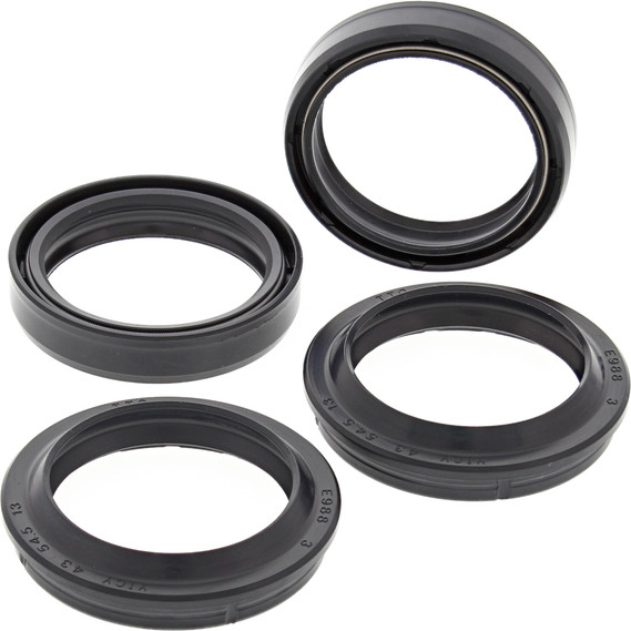 Fork Oil Seal- Dust Seal Kit Black
