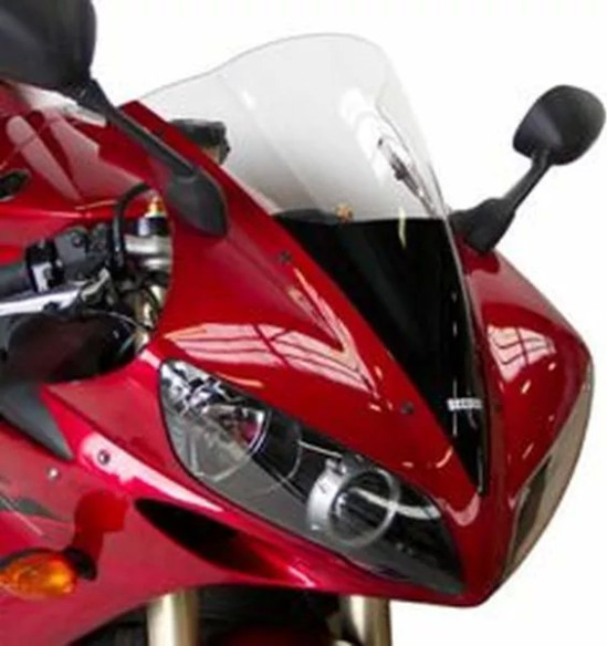 Double Curve Windscreen For Yamaha Clear