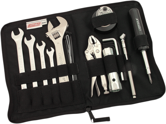 Econokit M1 Tool Kit For Japanese Metric Motorcycle And Atv Black