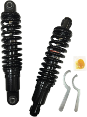 Premium Ride-height Adjustable Shocks Black