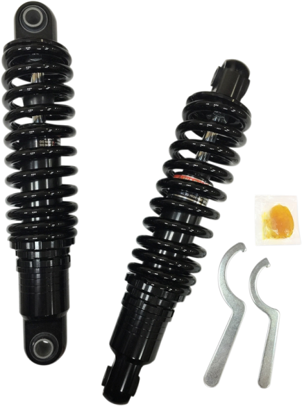 Premium Ride-height Adjustable Shocks Black