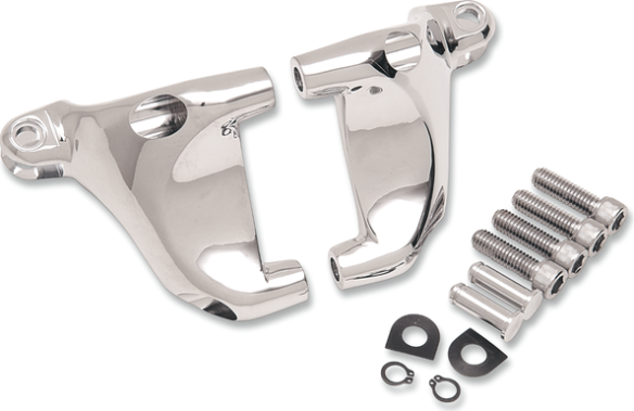 Passenger Footpeg Mount Kit Silver