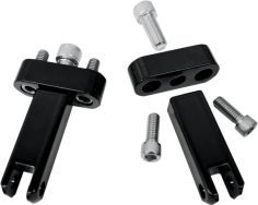 Passenger Footpeg Mount Kits Black