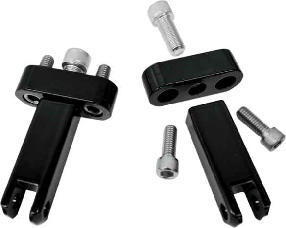 Passenger Footpeg Mount Kits Black