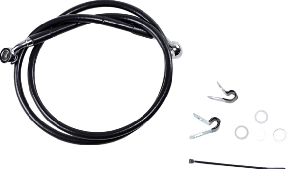 Stainless Steel Brake Line Kit Black
