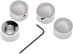 Die-cast Head Bolt Covers Silver