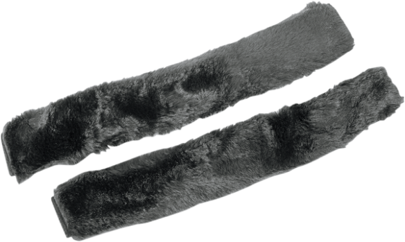 Plush Soft-tie Cover Black