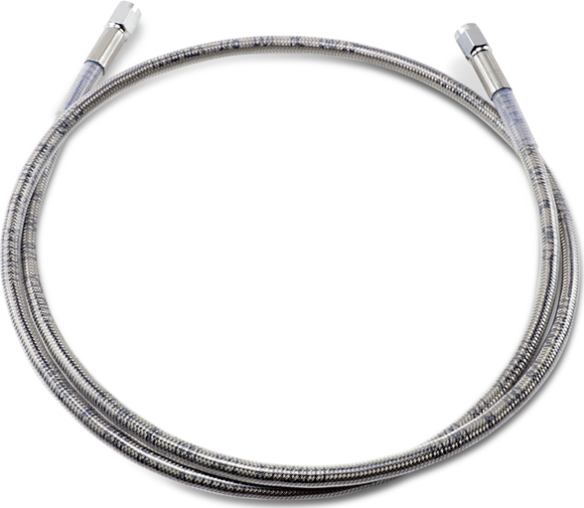 Universal Brake Line Silver, Clear-coated