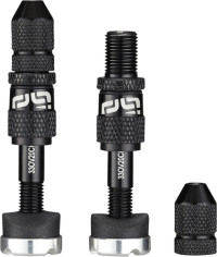 Quick Fill Schrader Tubeless Valve Set Black