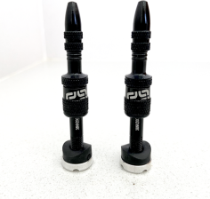 Quick Fill Presta Tubeless Valve Set Black