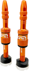 Quick Fill Presta Tubeless Valve Set Orange